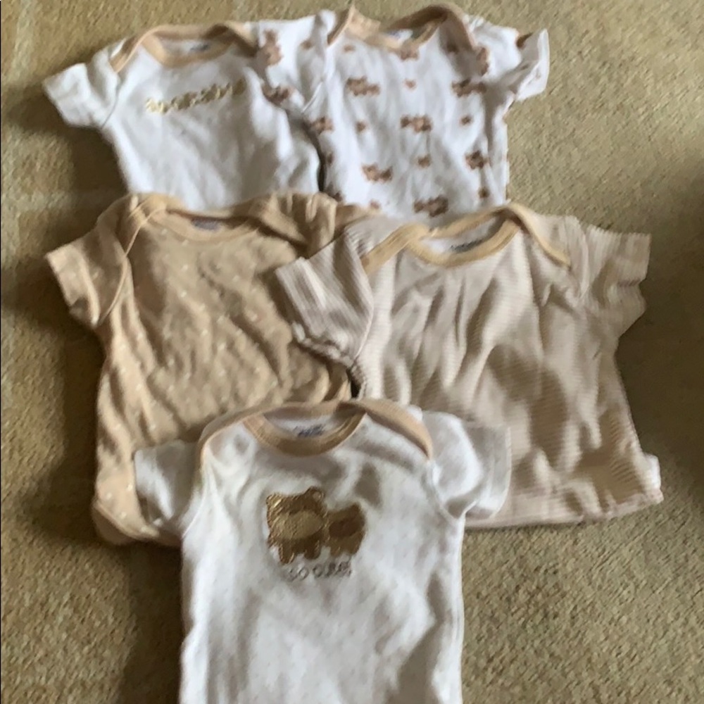 Newborn bodysuits. Lightly worn